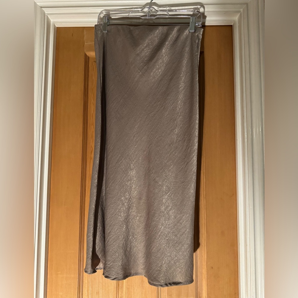 Chic Asymmetrical Tan Skirt